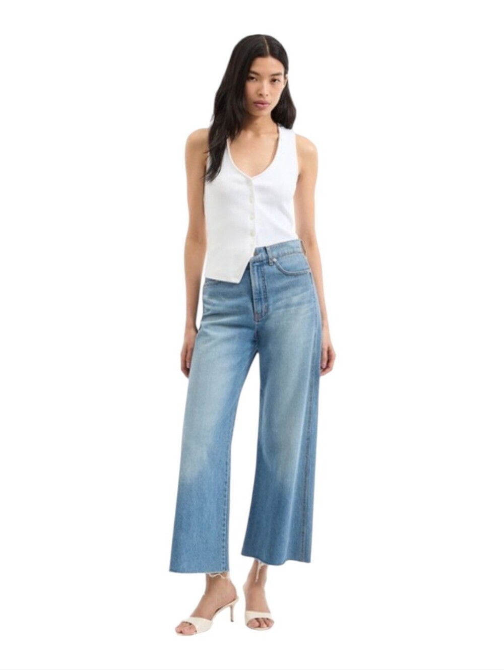 Veronica Beard Taylor Wide Leg Crop In Enough Said NWT Size 27 $298